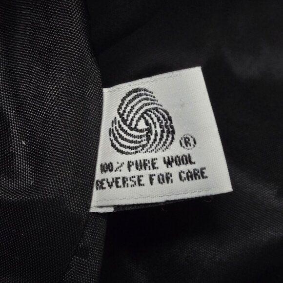 Jones New York Women's Double Breasted Peacoat XL Black Pre-owned - Picture 8 of 11